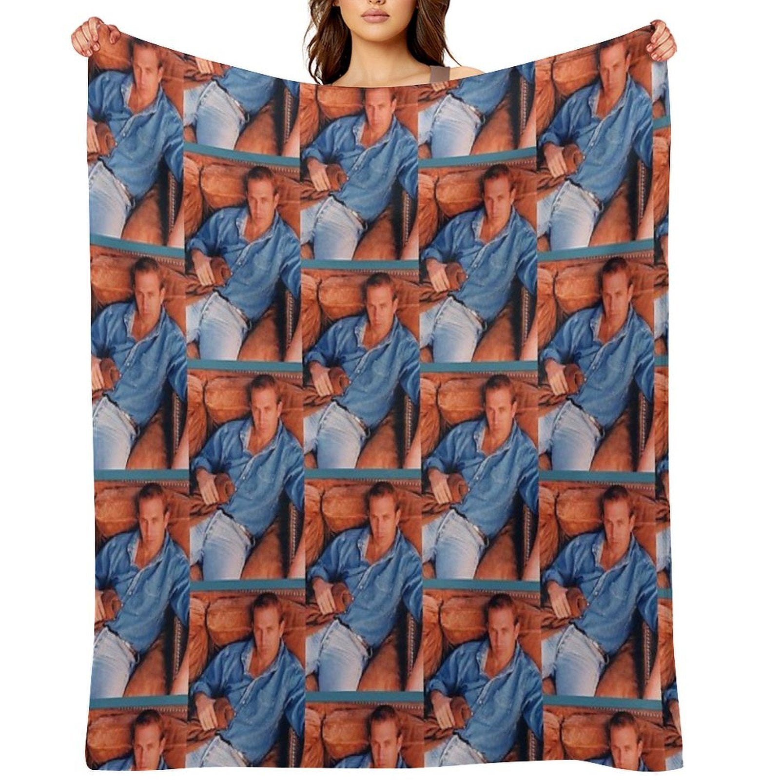 Kevin Costner Multi-functional Throw Blanket