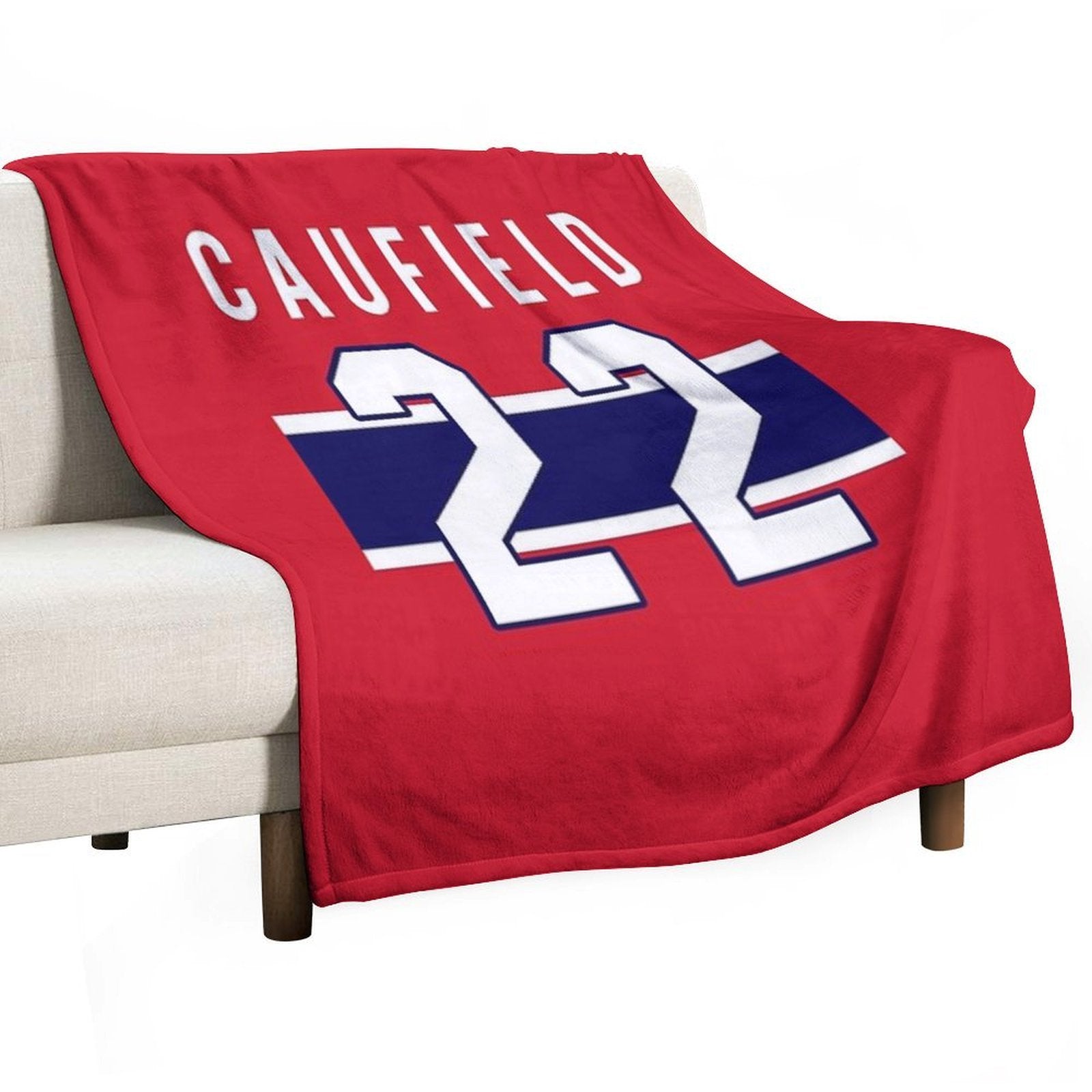 Caufield Jersey Wrinkle-free Throw Blanket