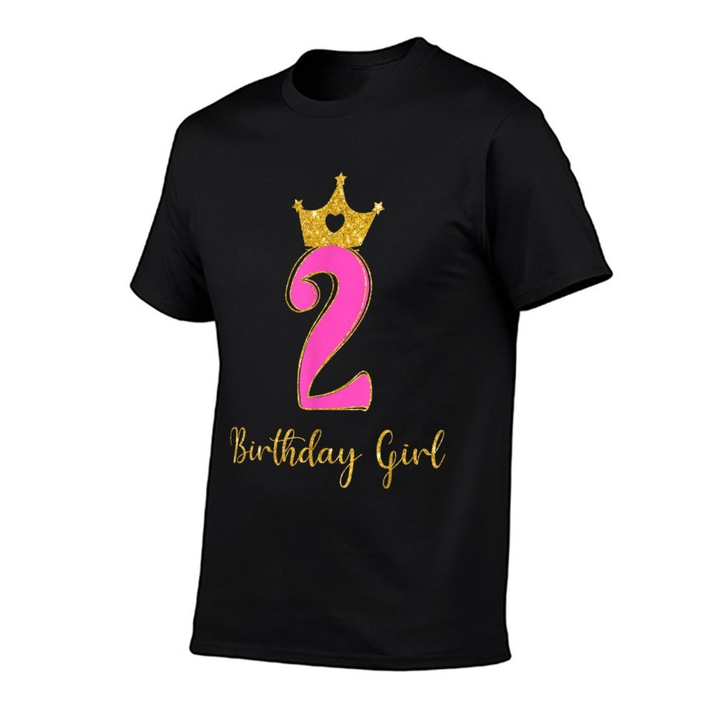 2nd Birthday Girls 2 Two Year Old Birthday Party Toddler Kid  Affordable Price T-Shirt