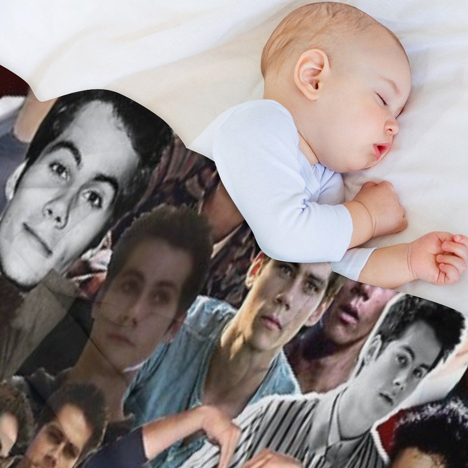 Dylan O'brien Collage Wrinkle-free Throw Blanket