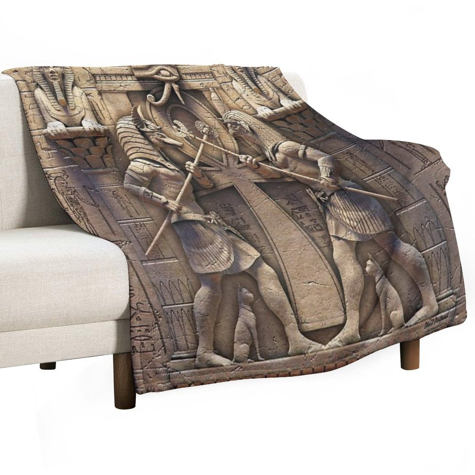 Egyptian Gods Versatility Throw Blanket