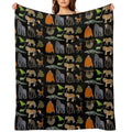 Rainforest Animals - The Kids' Picture Show Velvety-soft Throw Blanket