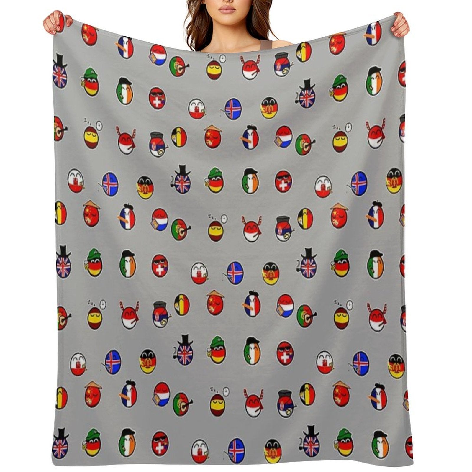 Countryballs Pack Comfort Throw Blanket