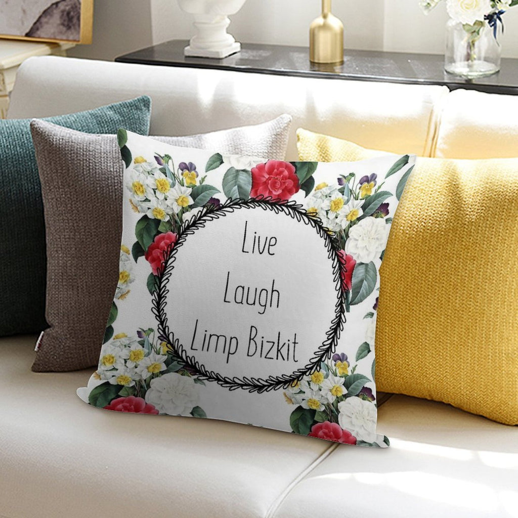 Live Laugh Limp Bizkit Soft Gift Ready Throw Pillow