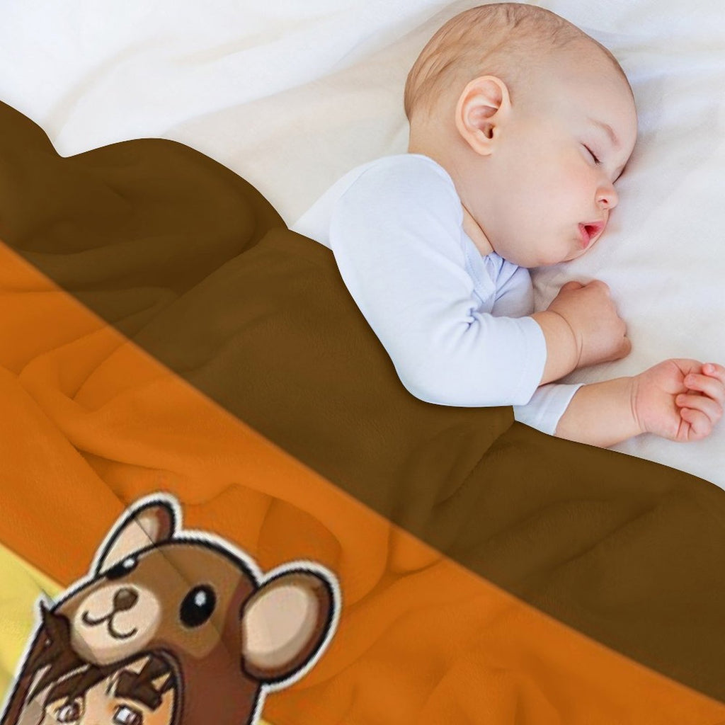 ADAM LIKES TEDDY BEARS - BEAR PRIDE Easy Care Throw Blanket