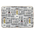 The Wise Words of Dwight Schrute (Light Tee)  Non-Slip Bath Mat