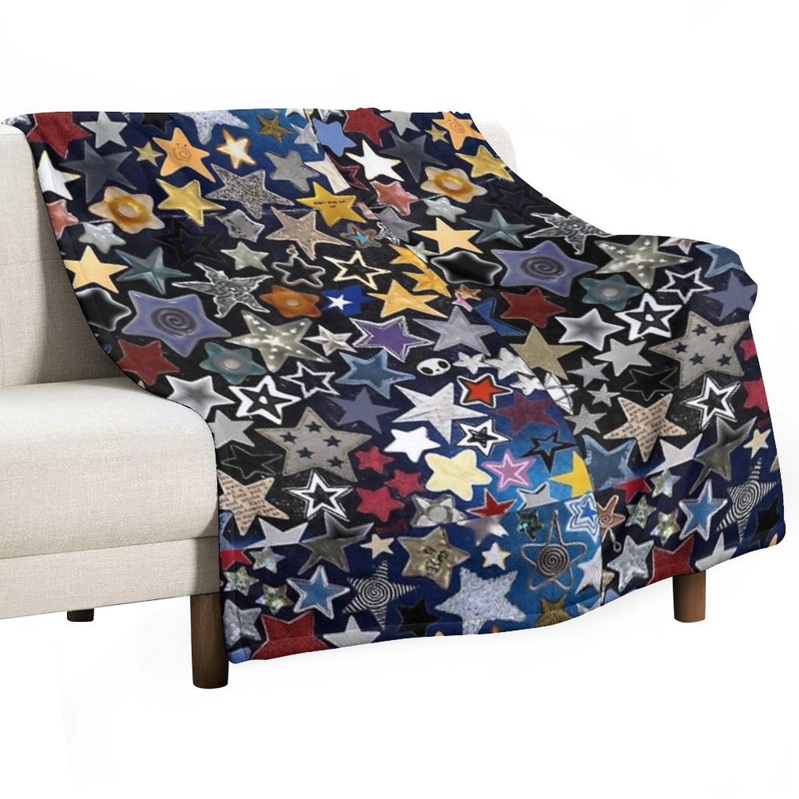 Random Digital Art Inspired by Nature Quick-dry Throw Blanket