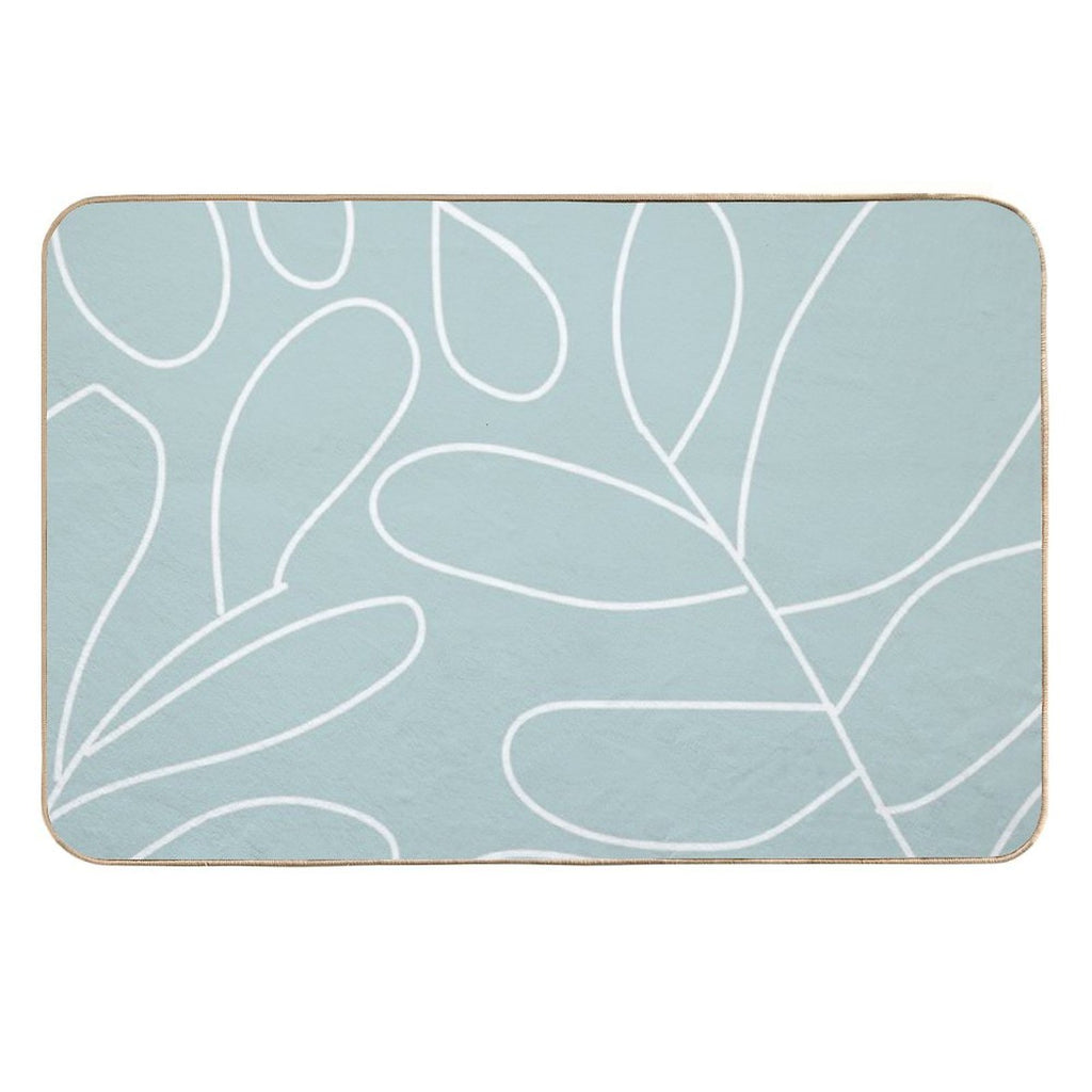 Soft Plant  Non-Slip Bath Mat
