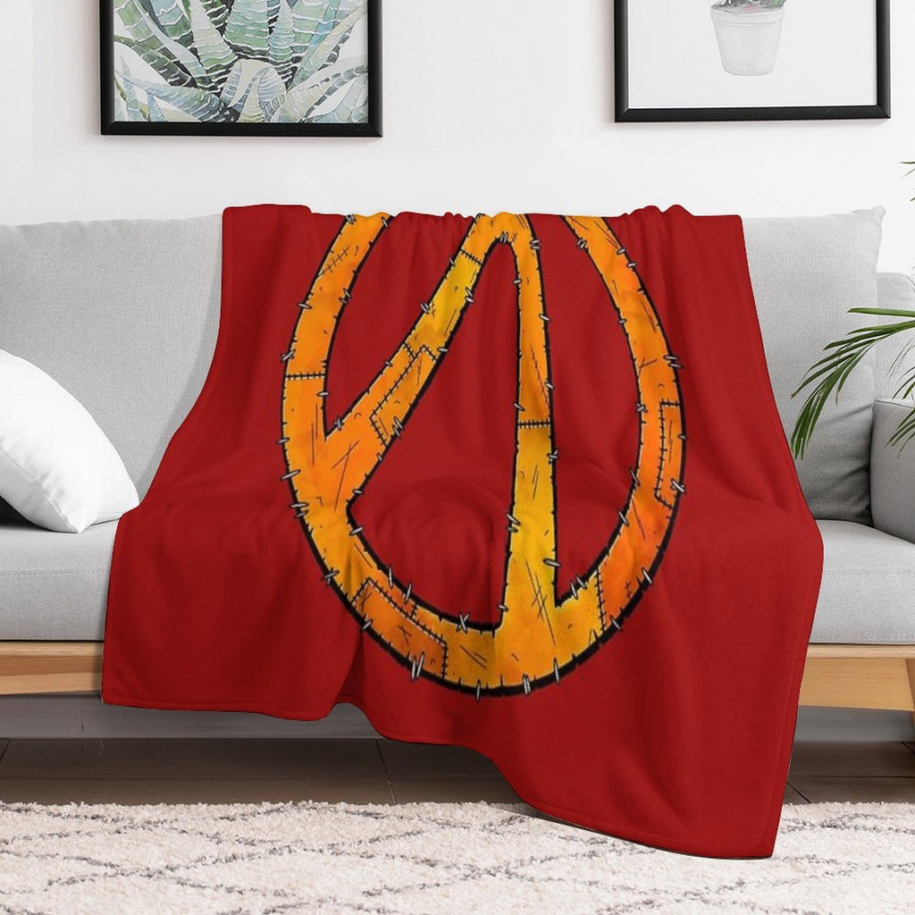 Vault Symbol Stitched - Borderlands Durable Throw Blanket