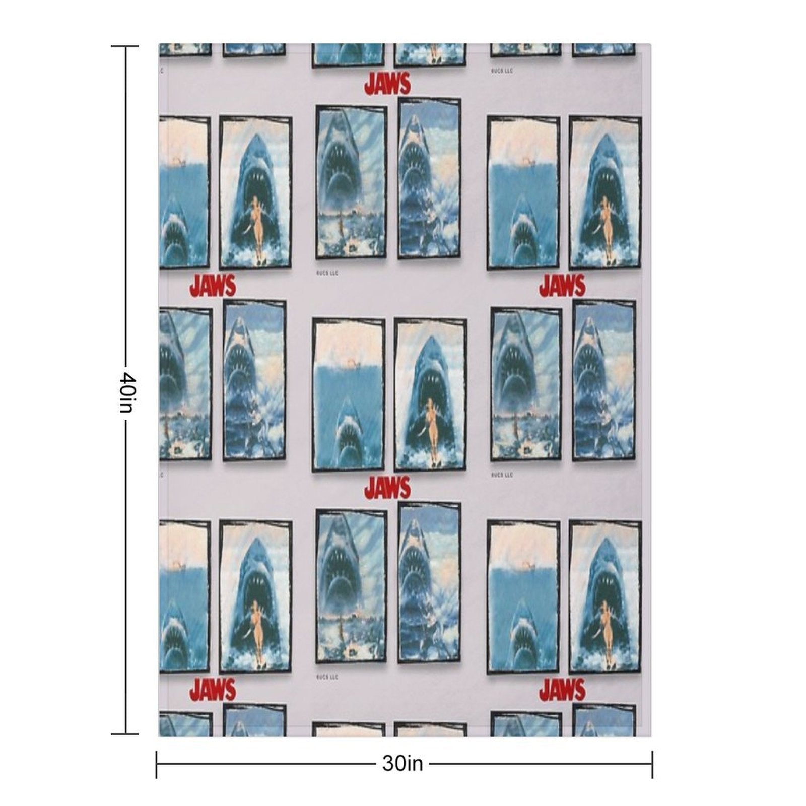 The Jaws Moments Comfort Throw Blanket