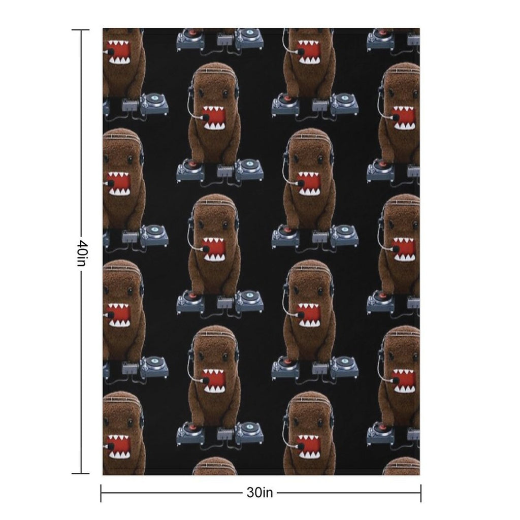 DJ Domo-kun Quick-dry Throw Blanket