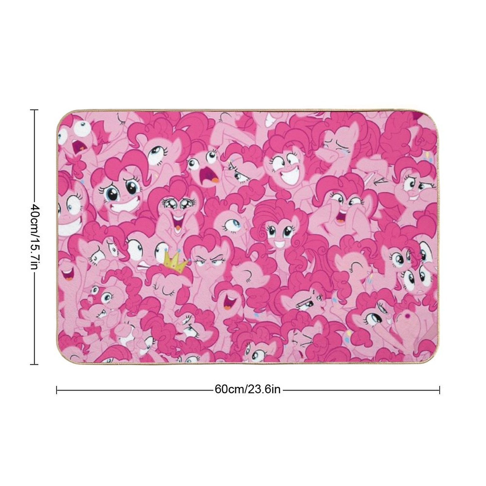 Pinkie Pie Mess  Odorless Bath Mat
