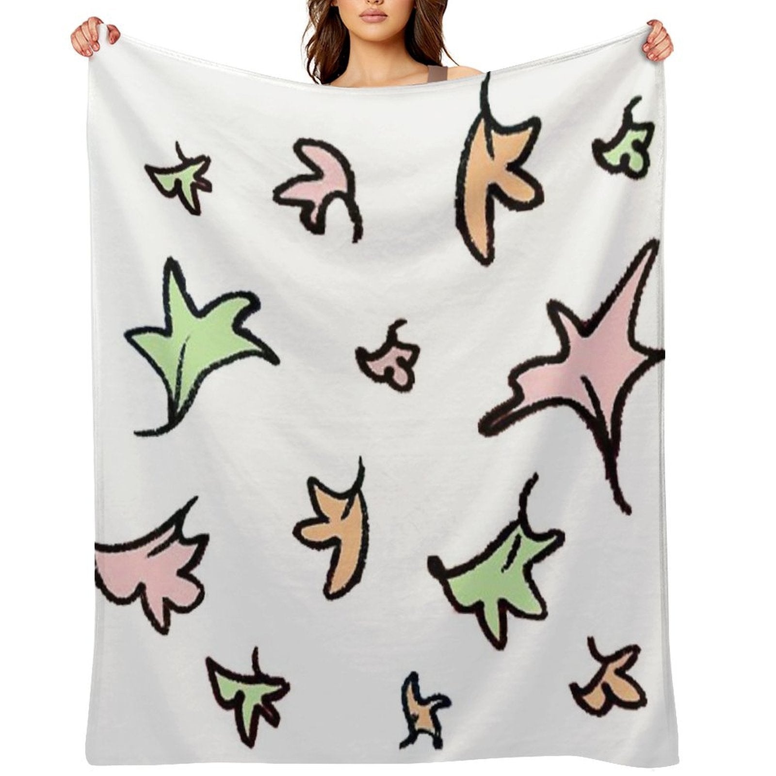 Hearstopper Netflix Leaves Easy Care Throw Blanket