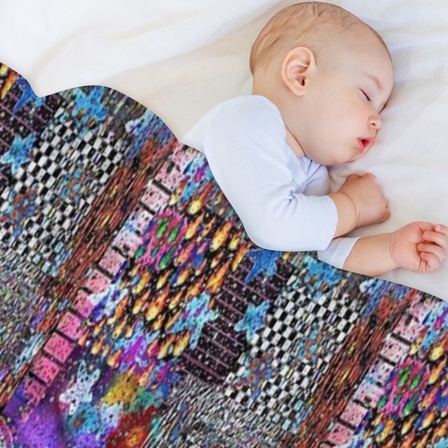 Printed Symphony Anti-pilling Throw Blanket