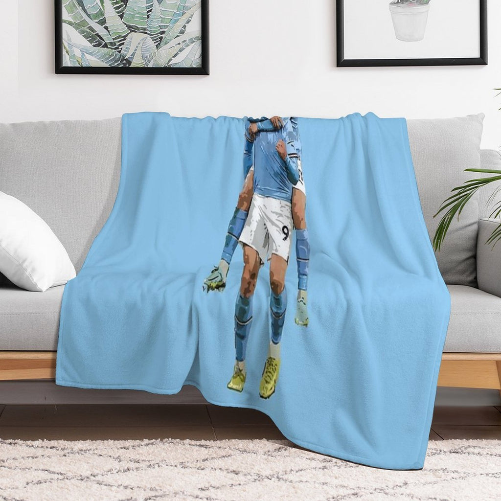 Halaand + Foden Quick-dry Throw Blanket