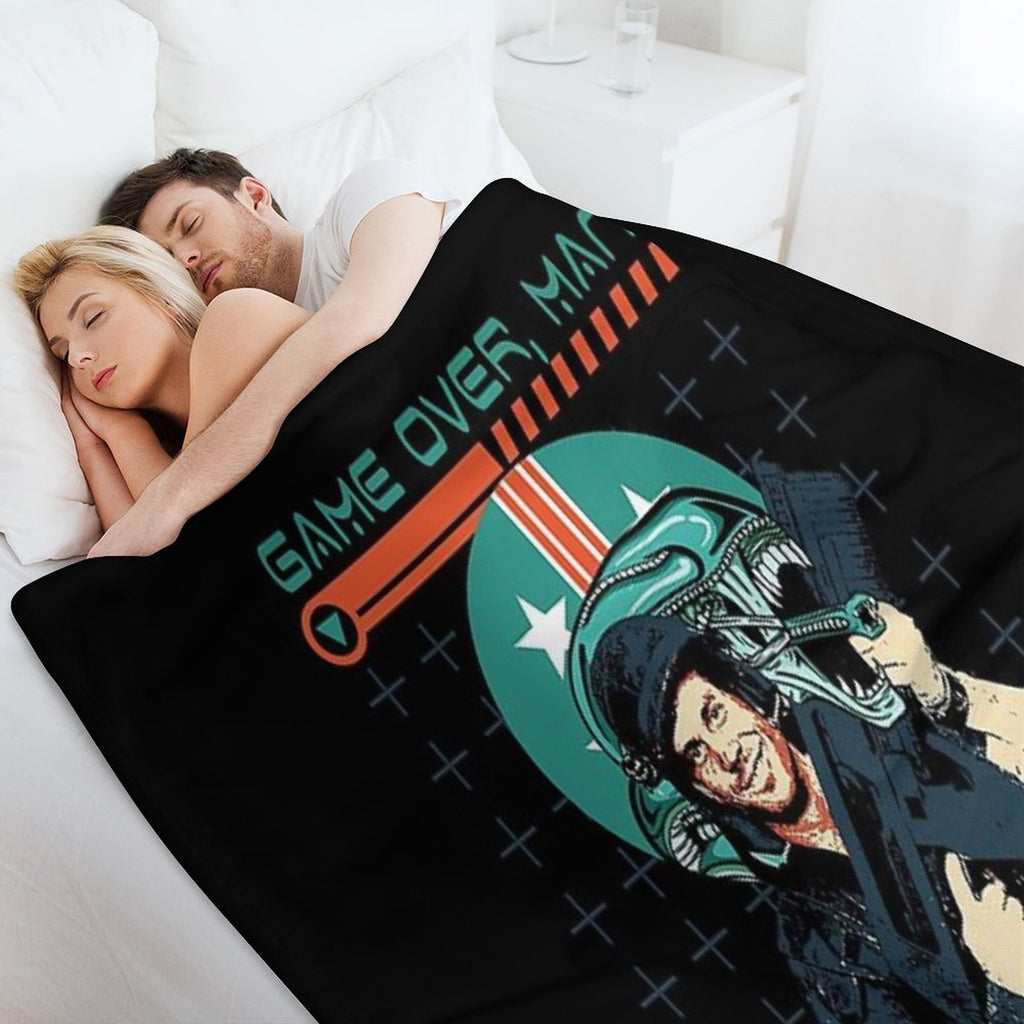Aliens Game Over Man Multi-functional Throw Blanket