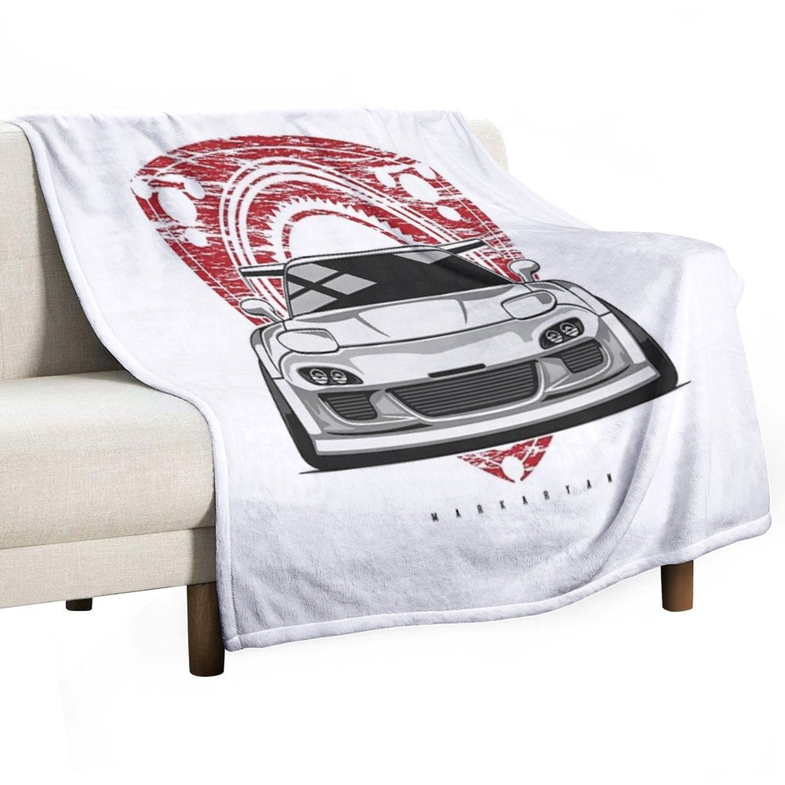 Rotary FD3S Premium Throw Blanket