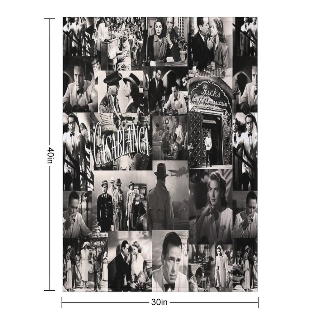 Casablanca Anti-pilling Throw Blanket