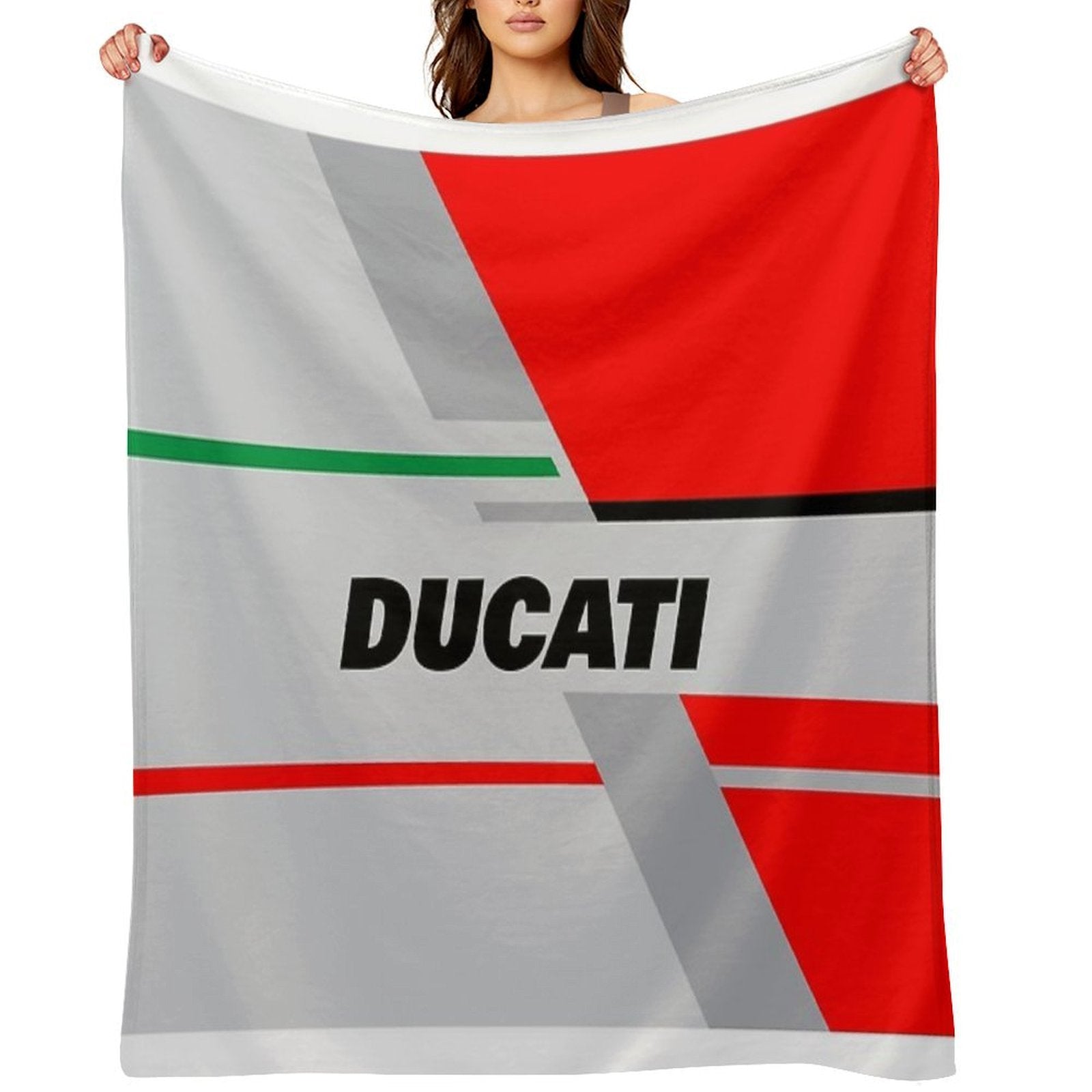 DUCATI Team R Plush Throw Blanket