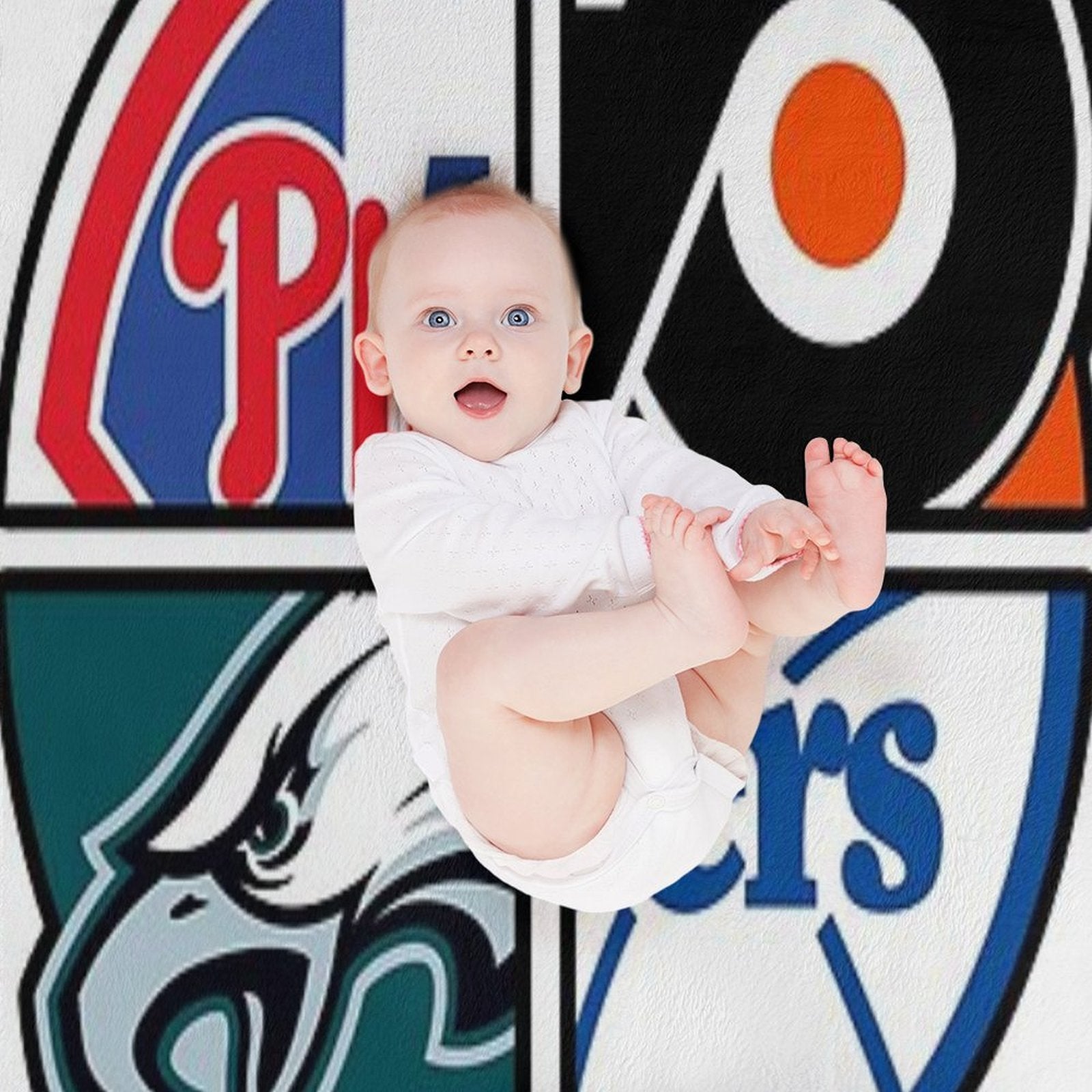 Philadelphia Sports Velvety-soft Throw Blanket