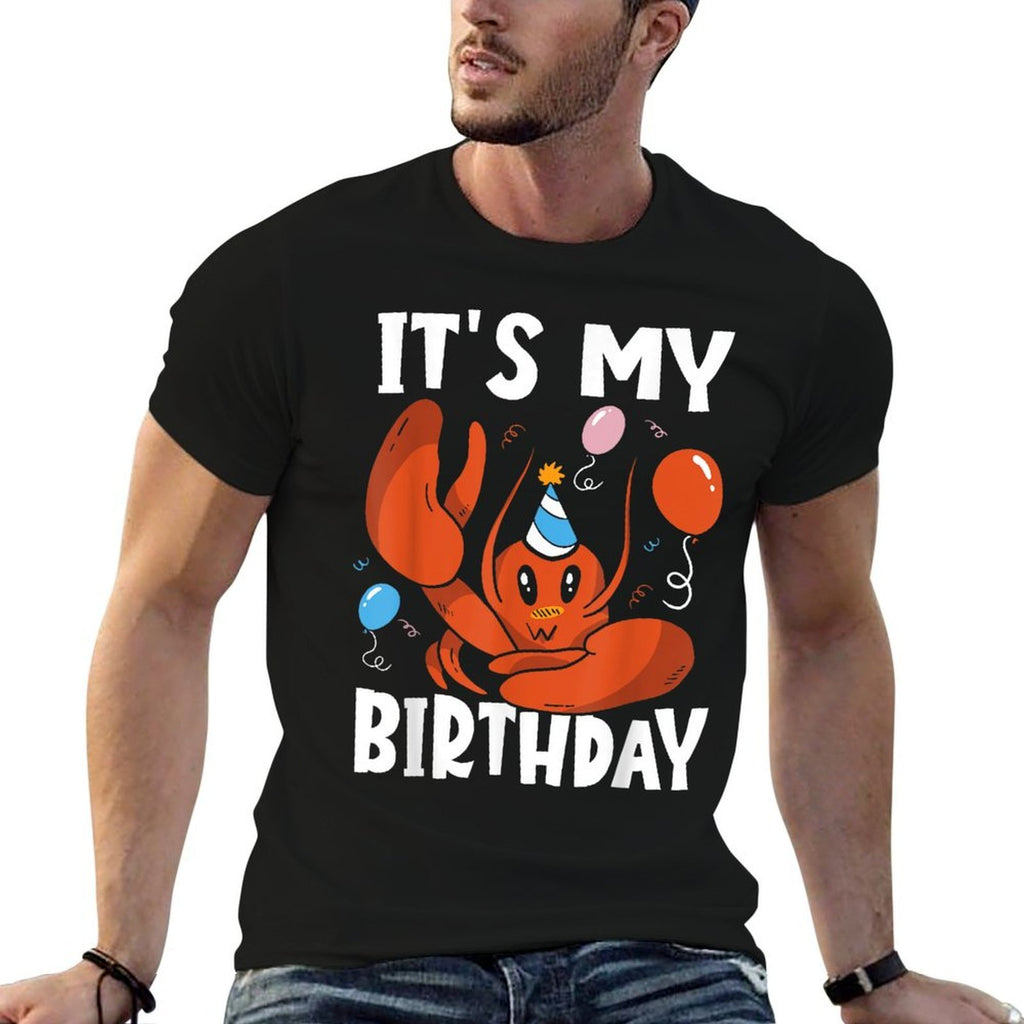 It's My Birthday - Boys Crawfish Birthday  Relaxed-fit T-Shirt
