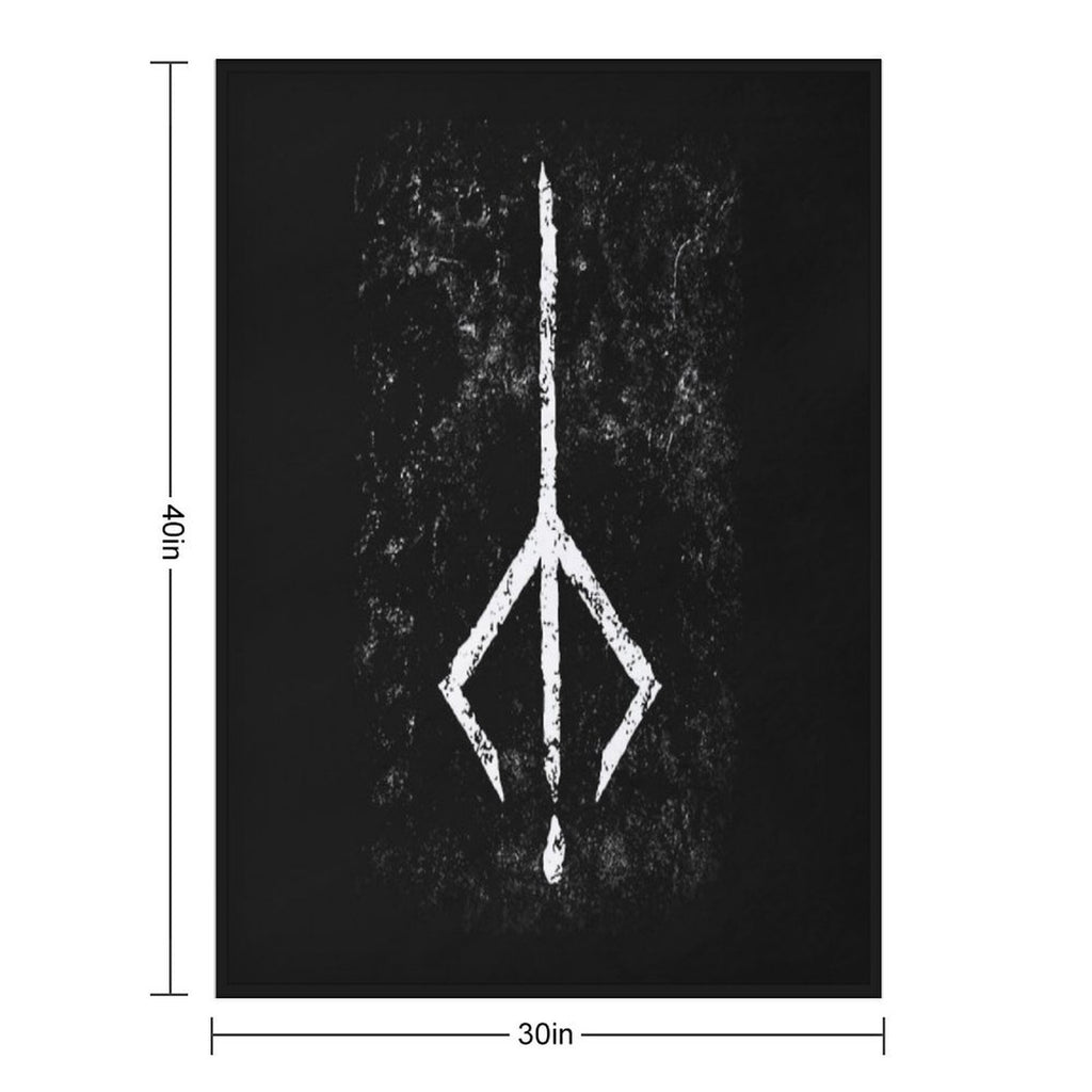 Bloodborne Game Hunters Mark -new Sustainable Throw Blanket