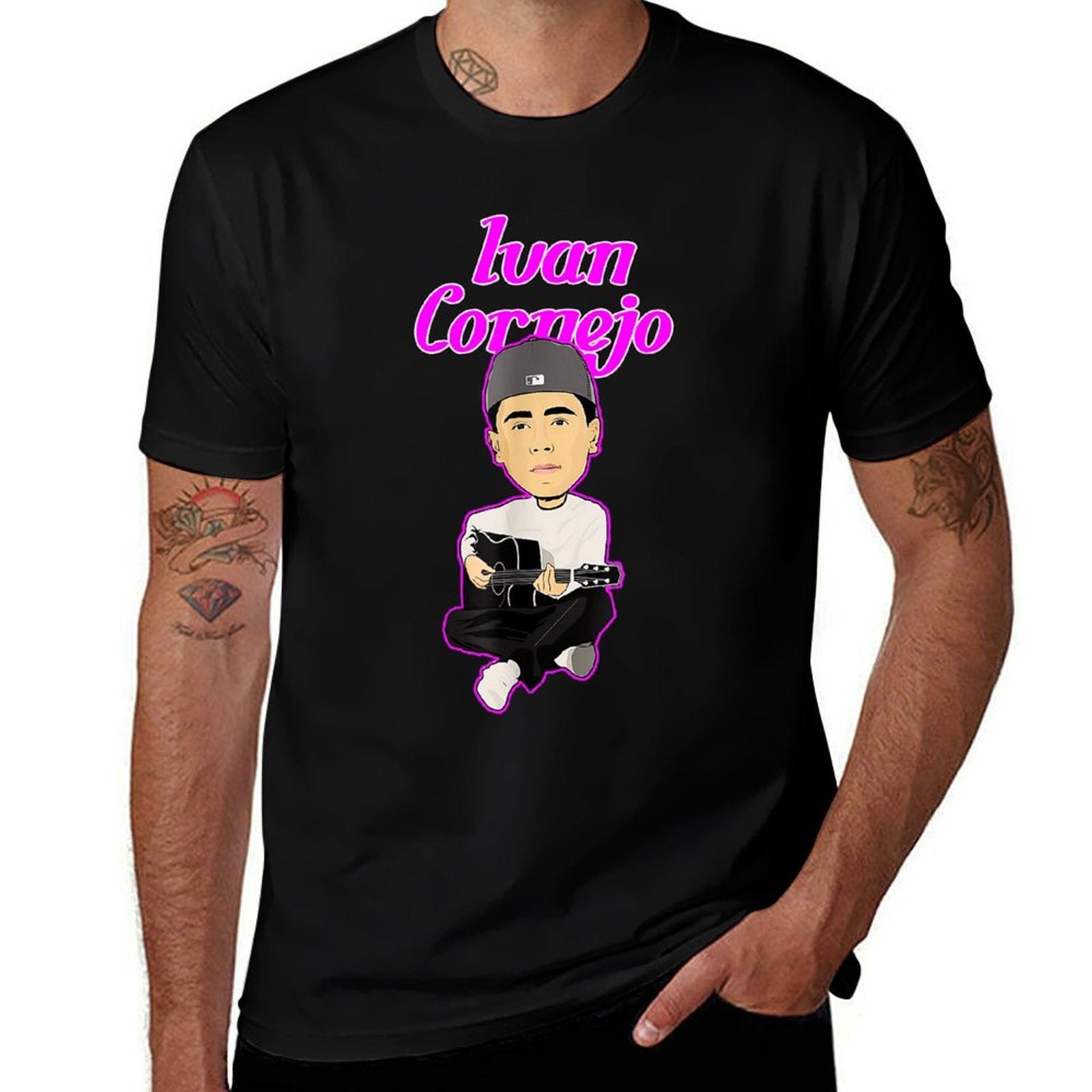 Ivan Mexico Cornejo Acustico Musica Cantante Music Mexico  Rolled Sleeves T-Shirt
