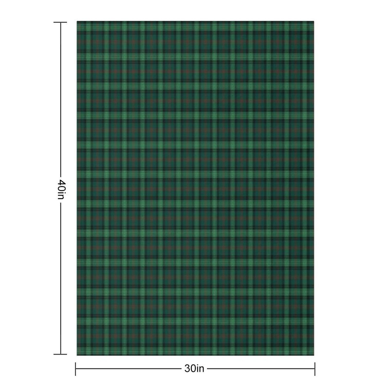 Clan Ross Hunting Tartan Compact Throw Blanket
