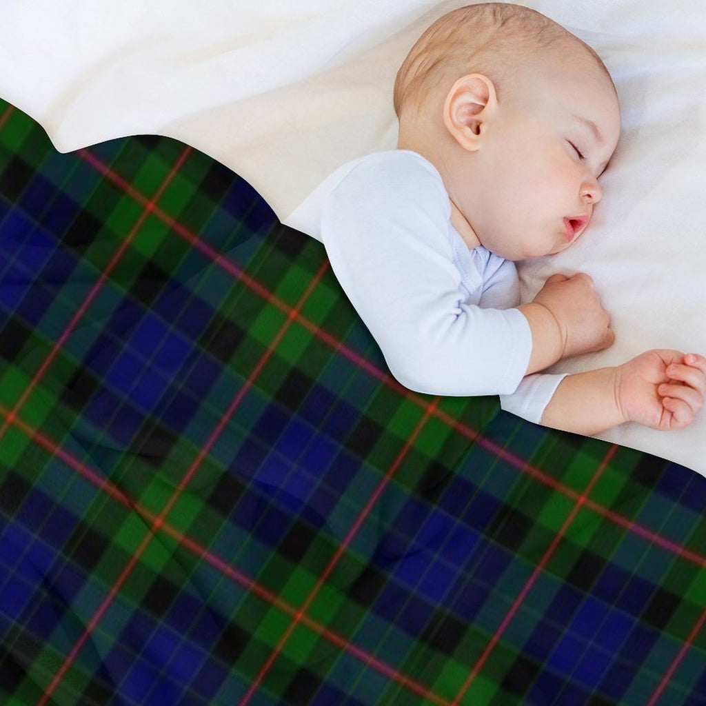 Clan Gunn Tartan Machine-washable Throw Blanket