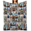 Noah Beck Collage Sustainable Throw Blanket