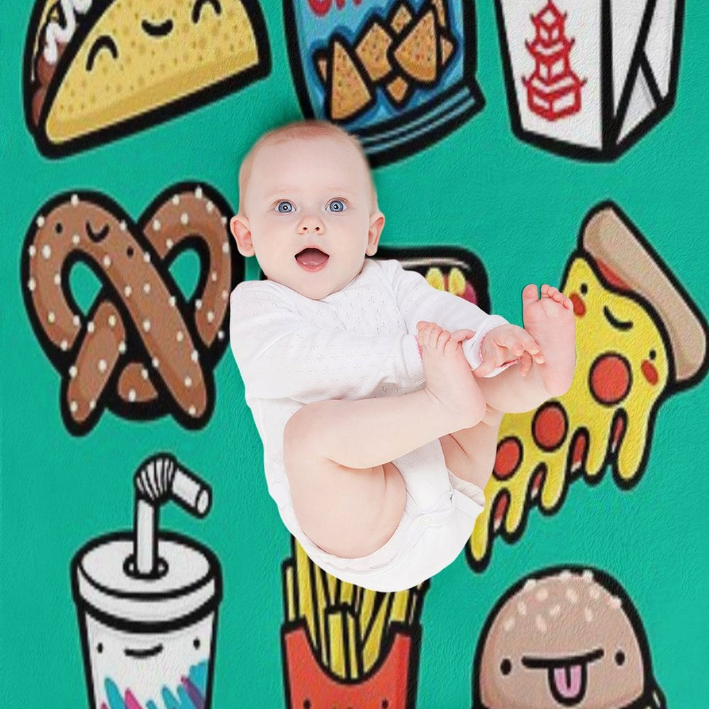 Junk Food Dudes Multi-functional Throw Blanket