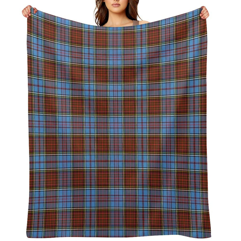Clan Anderson Tartan Compact Throw Blanket