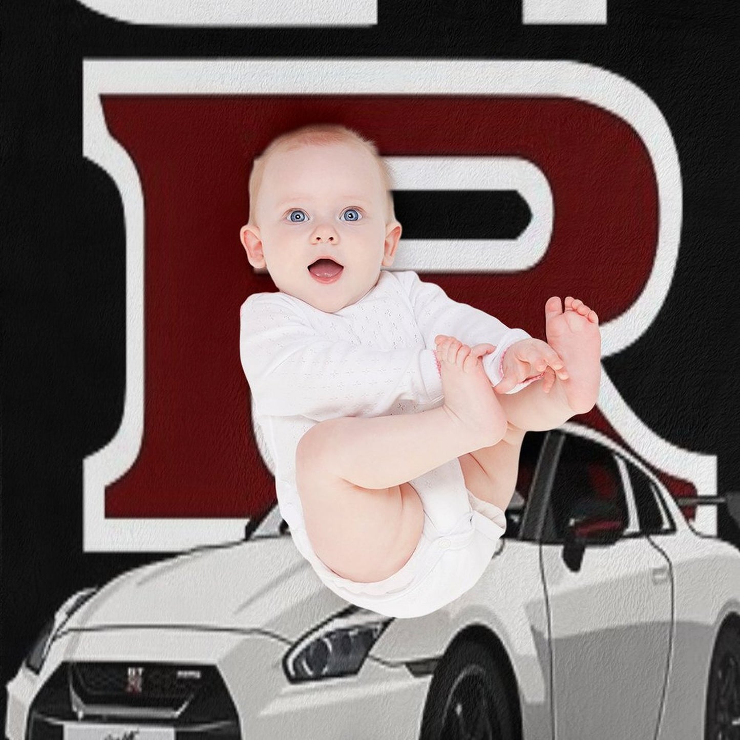 Nissan Skyline GTR Eco-conscious Throw Blanket