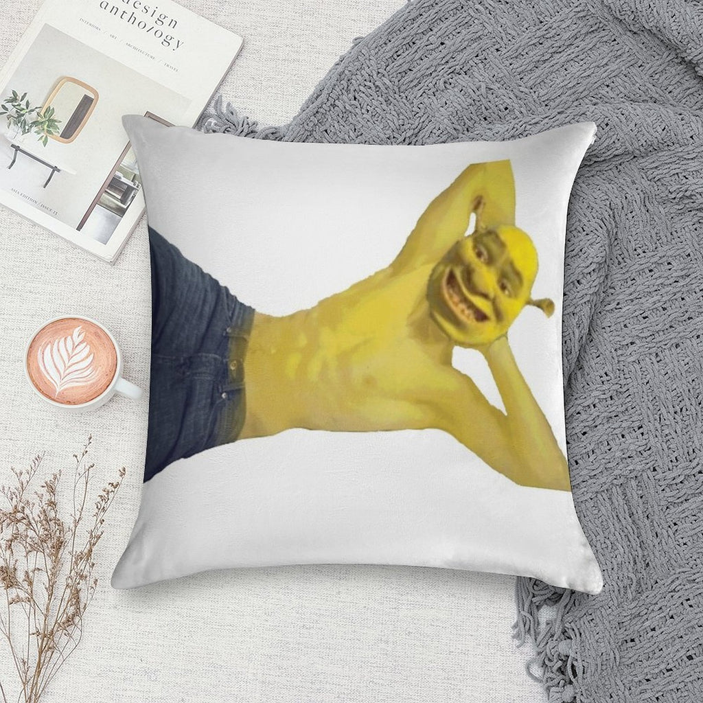 SEXXXYYY SHREK! Soft Warmth Comfort Throw Pillow