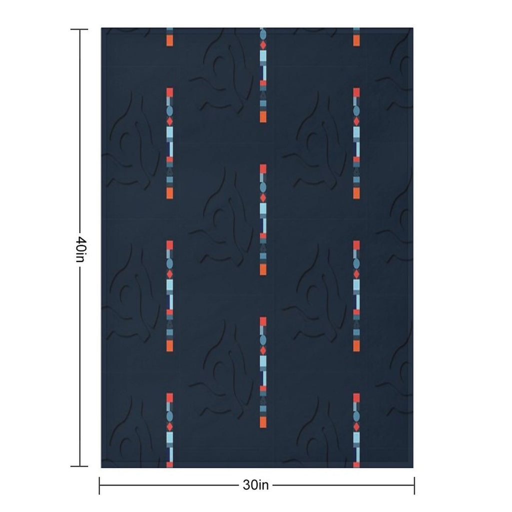 Factory Worker Sustainable Throw Blanket