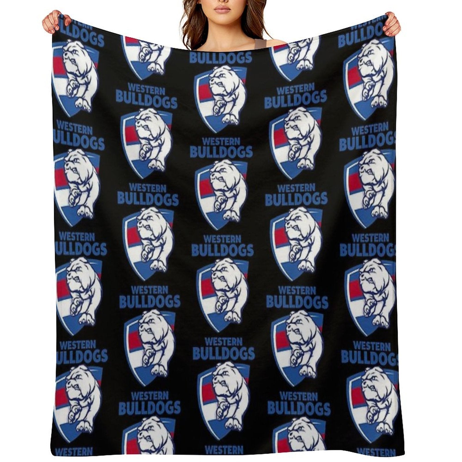 Bulldogs-western Machine-washable Throw Blanket