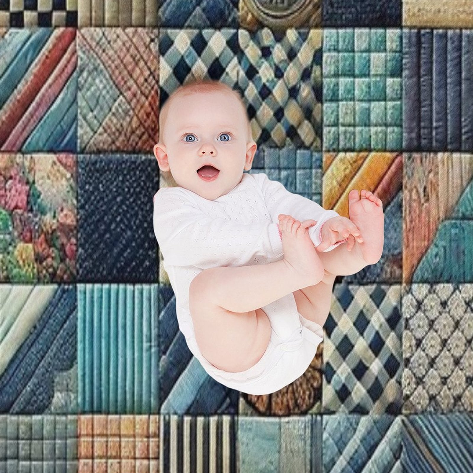CHECKERBOARD 3 Versatility Throw Blanket