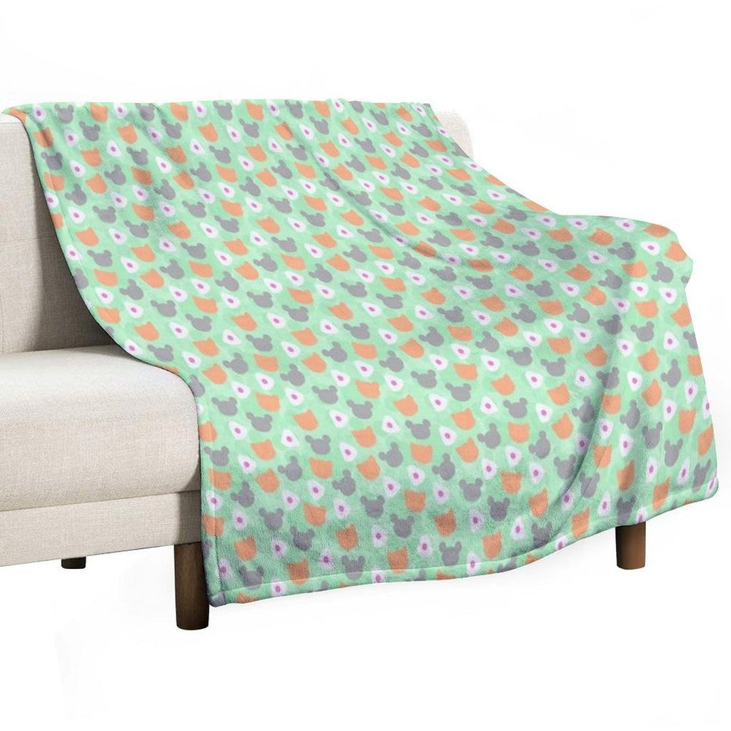 Rat, Cat, Rice All-season Throw Blanket