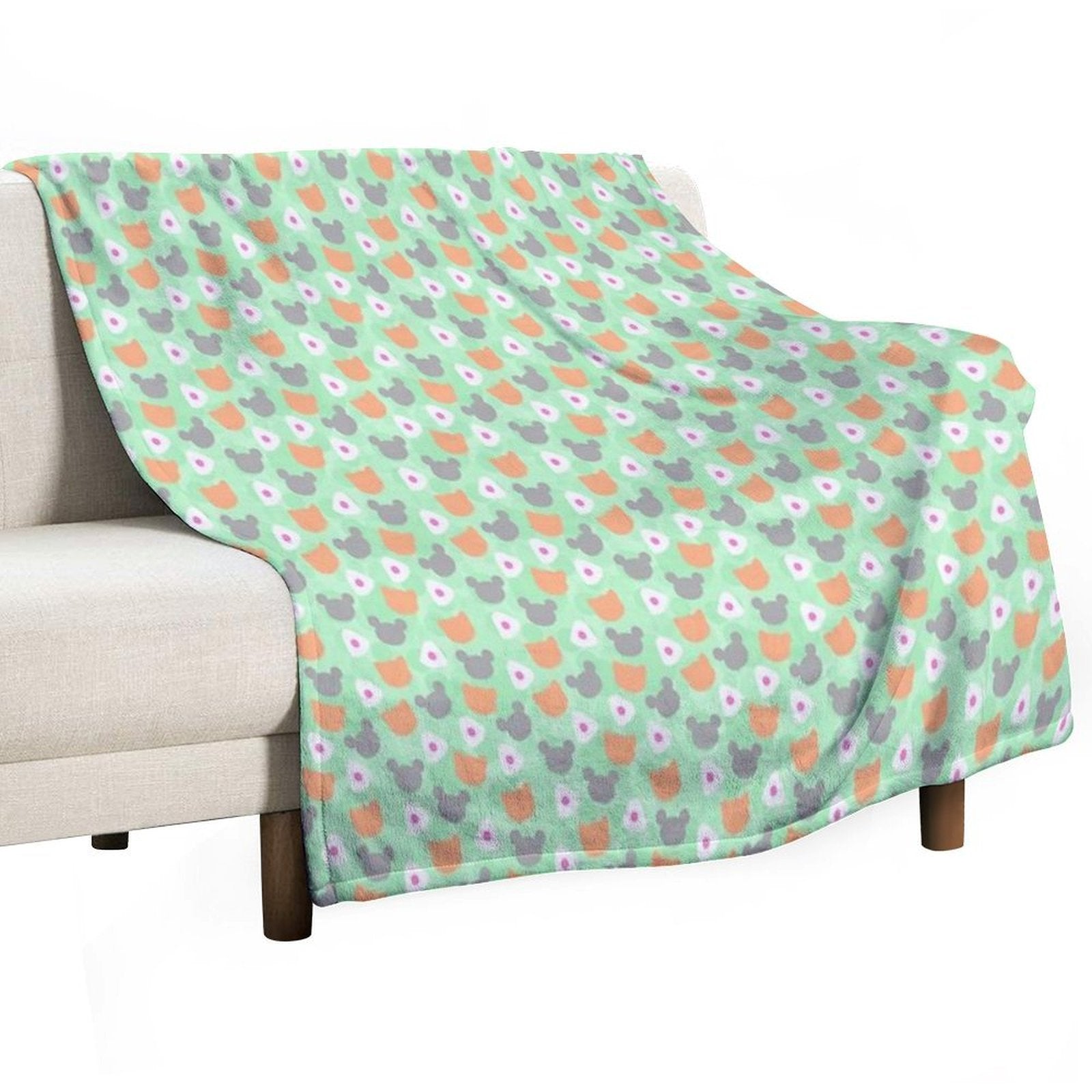 Rat, Cat, Rice All-season Throw Blanket