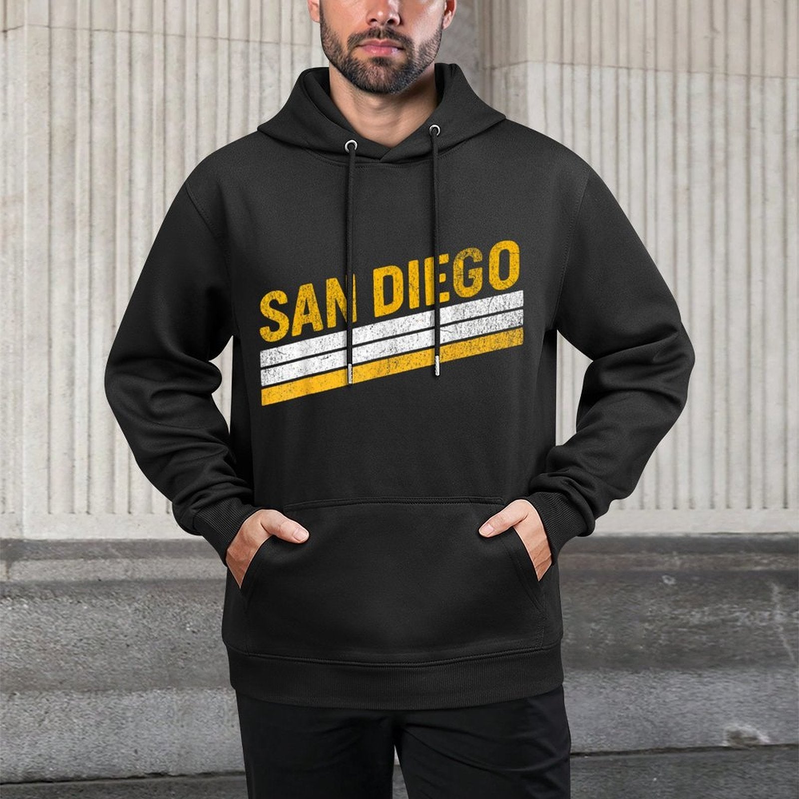 San Diego Vintage City Relaxed Fit Hoodie