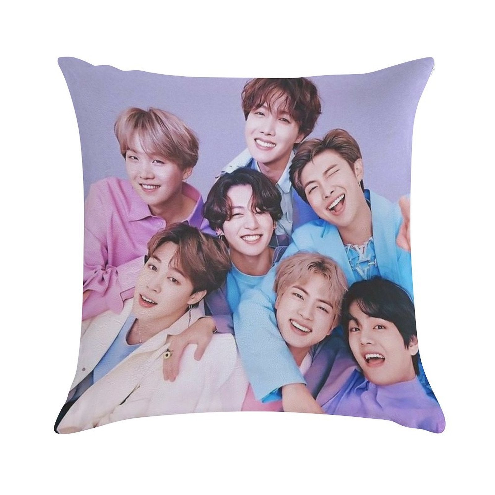Vintage BTS Soft Ultra-Soft Texture Throw Pillow