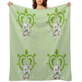 Dendro Archon. Genshin Impact. Nahida Travel-friendly Throw Blanket
