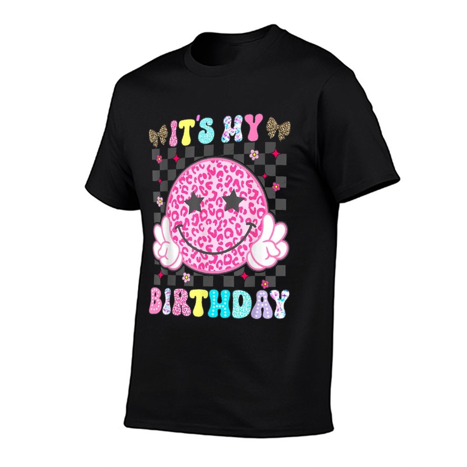 Its My Birthday for Girls Womenns Kid Smile Face  Easy-care T-Shirt