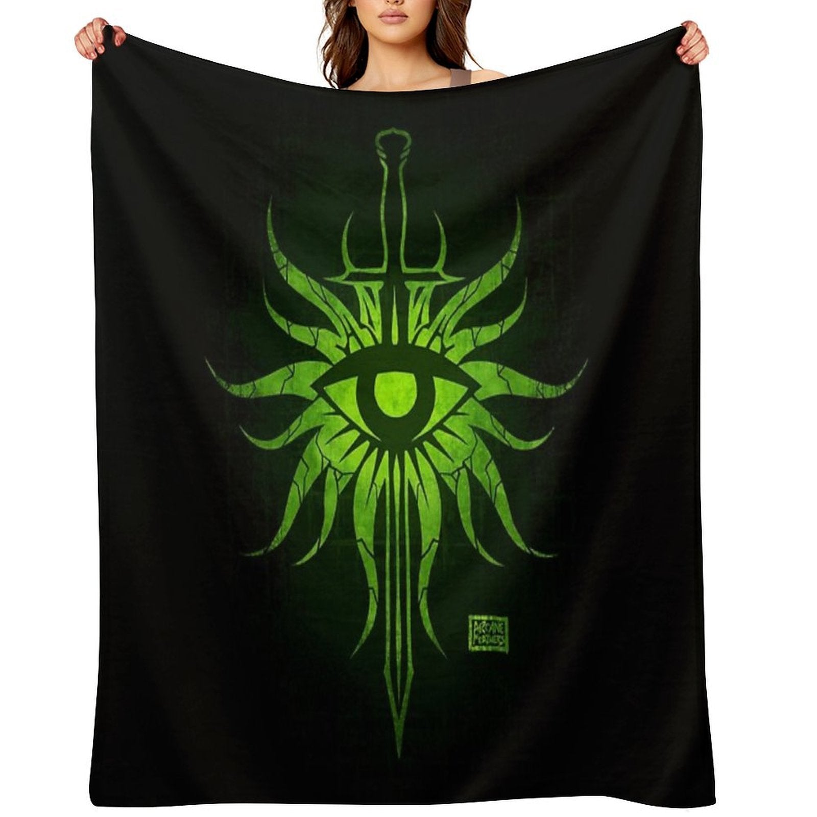 Dragon Age Inquisition Eco-conscious Throw Blanket