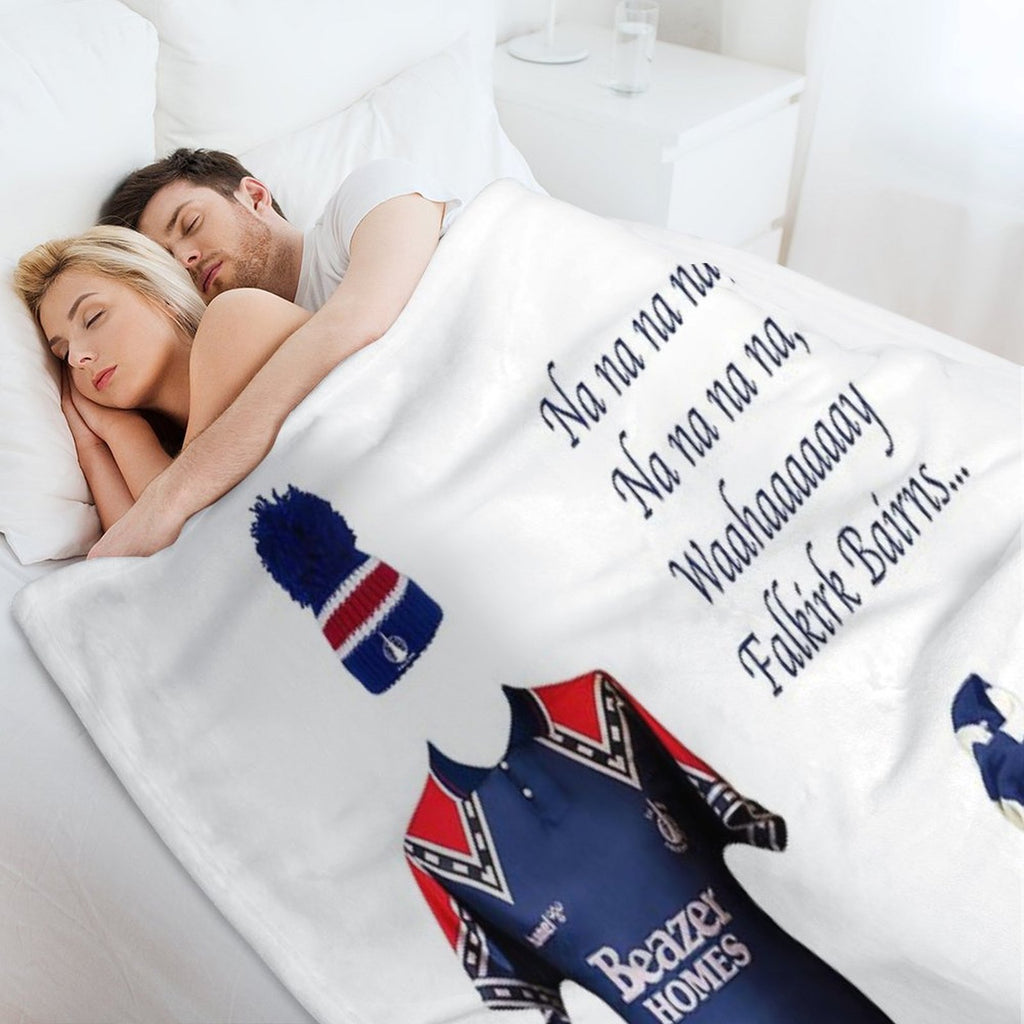 Falkirk Fc Compact Throw Blanket