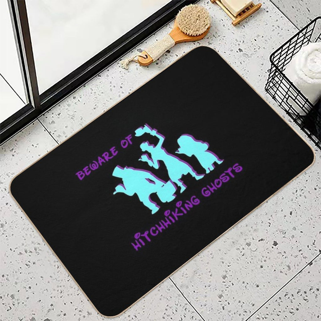Beware Of Hitchhiking Ghosts  High-Traffic Bath Mat