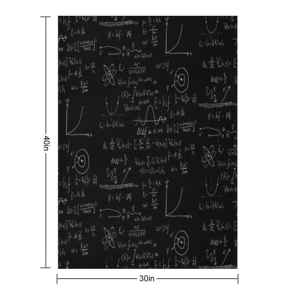 Quantum Physics Gift-ready Throw Blanket