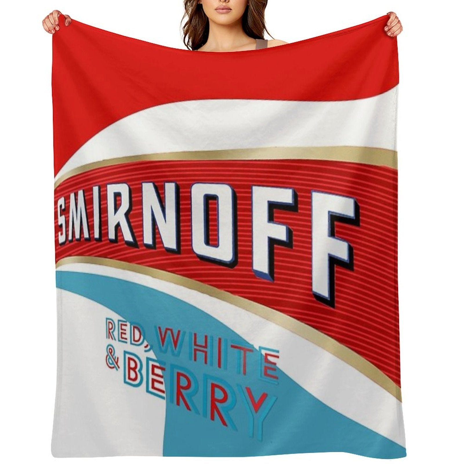 Smirnoff Red White And Berry Quick-dry Throw Blanket