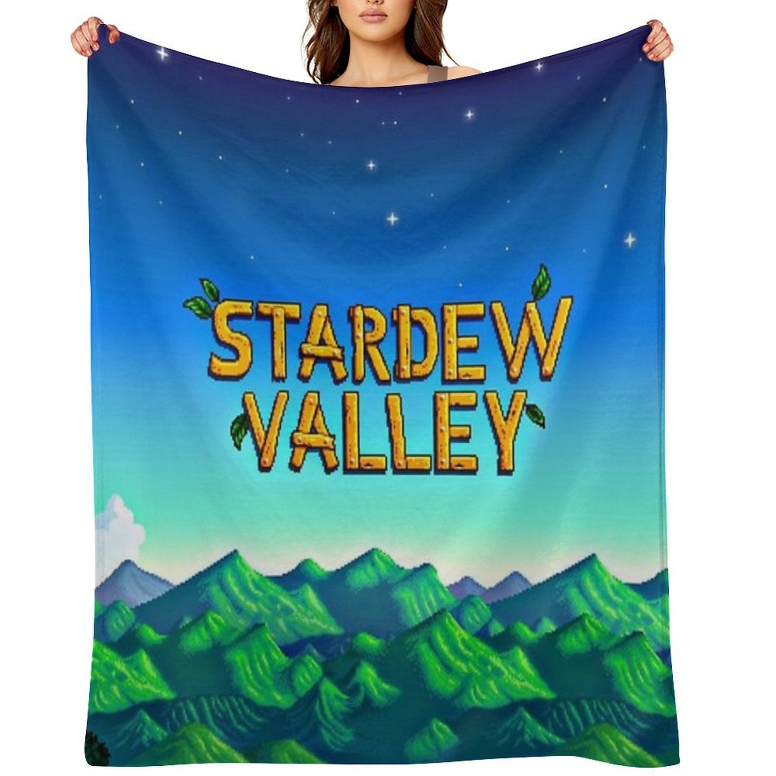 Stardew Valley Title Durable Throw Blanket