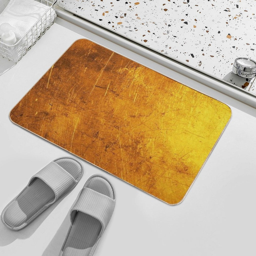 Shimmering Gold  Non-Slip Bath Mat